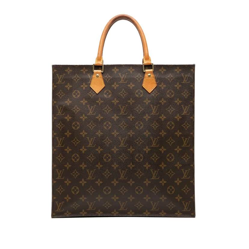 Louis Vuitton Monogram Sac Plat Brown Very good condition - Front View