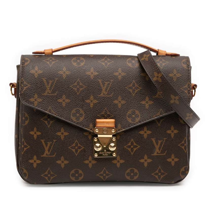 Louis Vuitton Monogram Pochette Metis Brown Very good condition - Front View