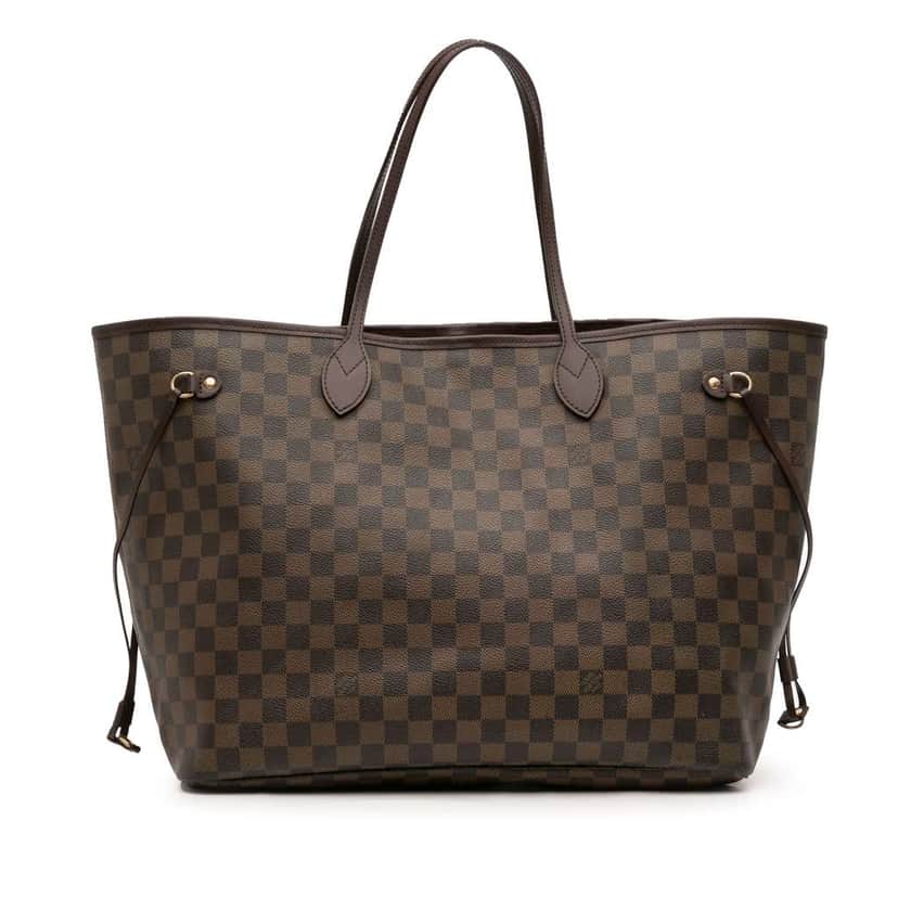 Louis Vuitton Damier Ebene Neverfull GM Brown Very good condition - Front View