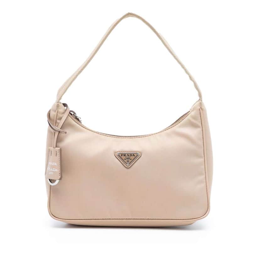 Prada Mini Tessuto Re Edition 2000 Shoulder Bag Brown Good condition - Front View