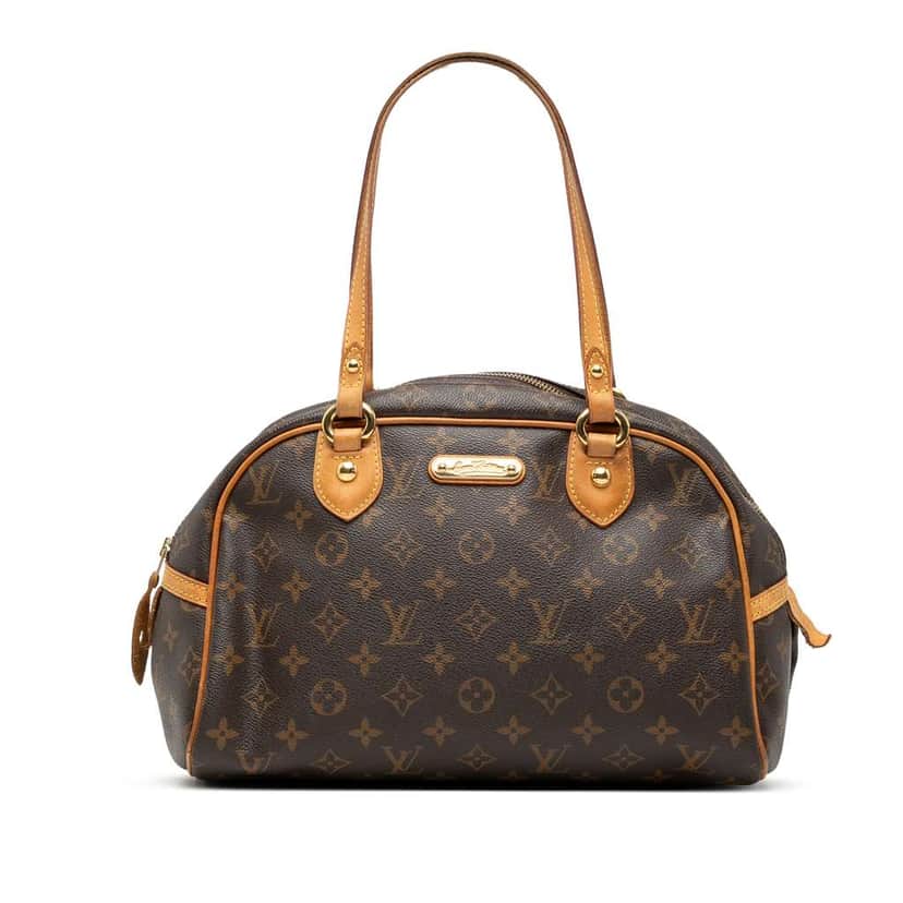 Louis Vuitton Monogram Montorgueil PM Brown Very good condition - Front View