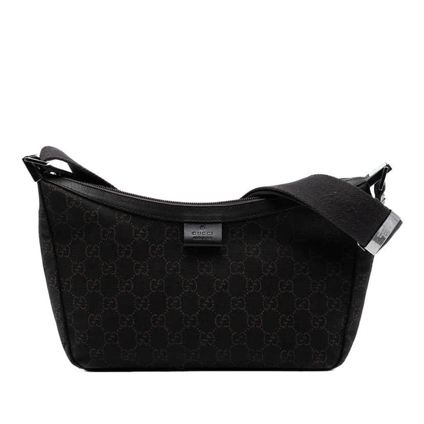 Gucci GG Denim Crossbody Brown Denim Good condition - Front View