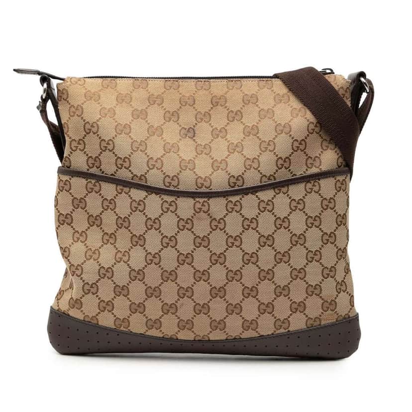 Gucci GG Canvas Crossbody Brown Canvas Very good condition - Front View