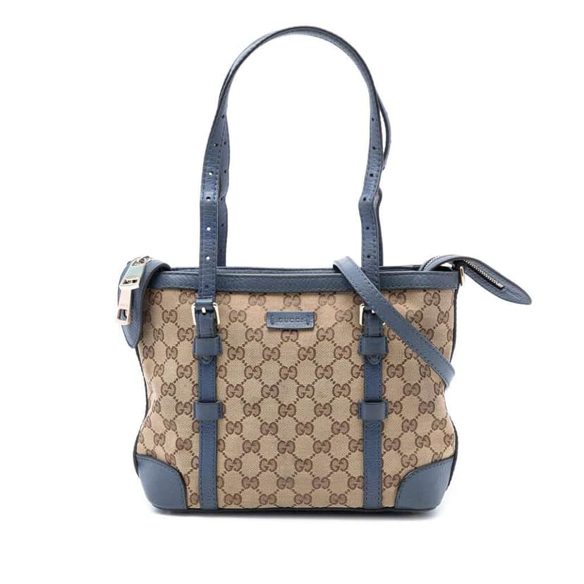 Gucci GG Canvas Satchel Brown Canvas Very good condition - Front View