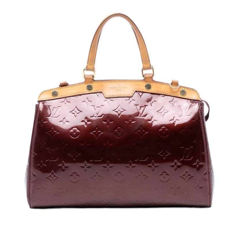 Louis Vuitton Monogram Vernis Brea MM Red Leather Very good condition - Front View