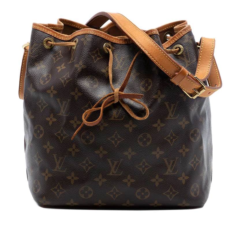 Louis Vuitton Monogram Petit Noe Brown Good condition - Front View