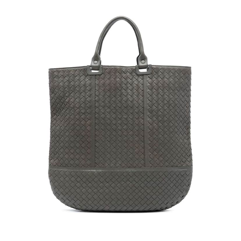 Bottega Veneta Nappa Intrecciato Tote Brown Leather Very good condition - Front View