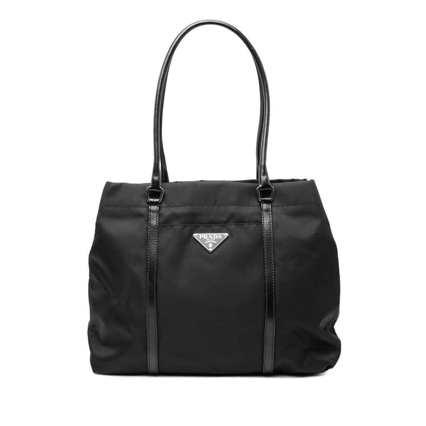 Prada Tessuto Shoulder Bag Black Very good condition - Front View