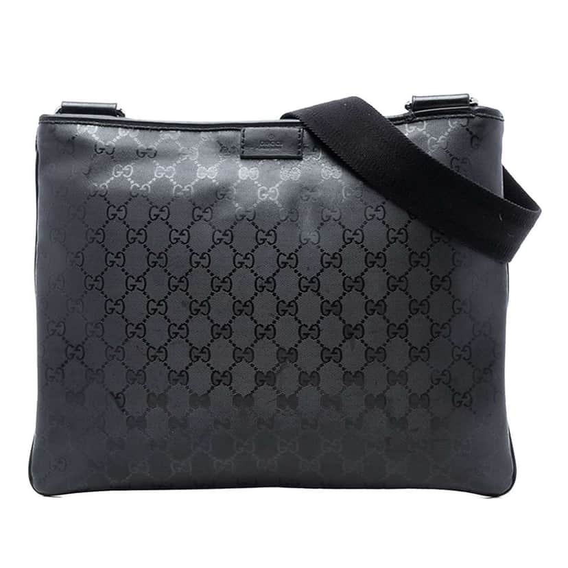 Gucci GG Imprime Crossbody Black Canvas Very good condition - Front View