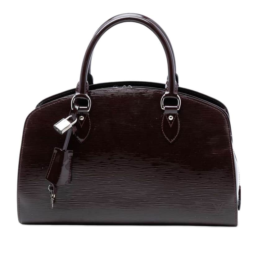 Louis Vuitton Electric Epi Pont Neuf PM Purple Leather Very good condition - Front View