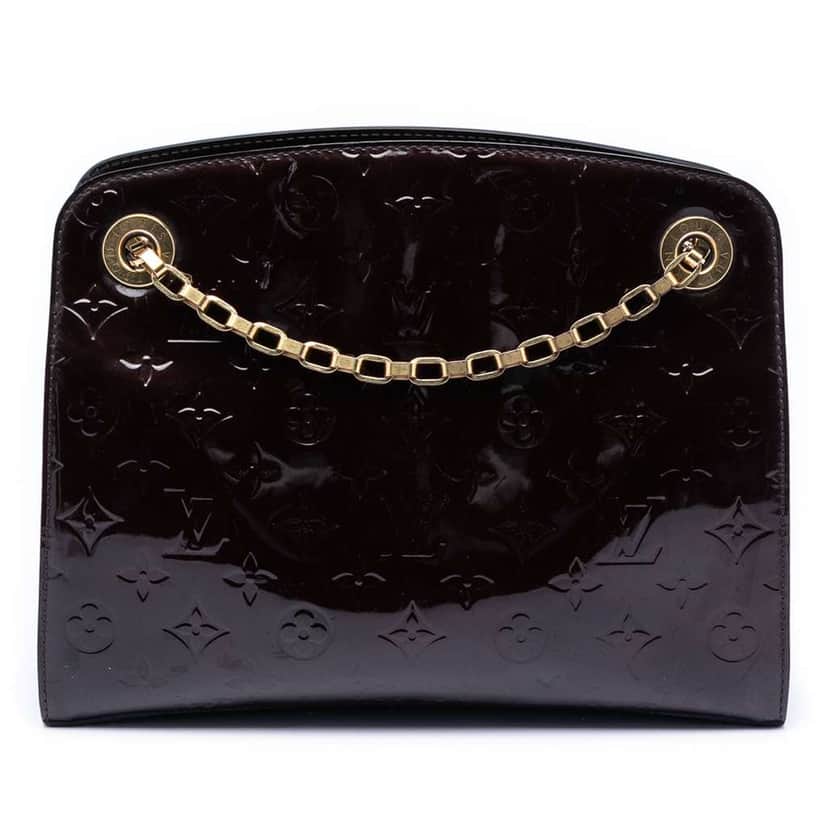 Louis Vuitton Monogram Vernis Virginia PM Purple Leather Very good condition - Front View