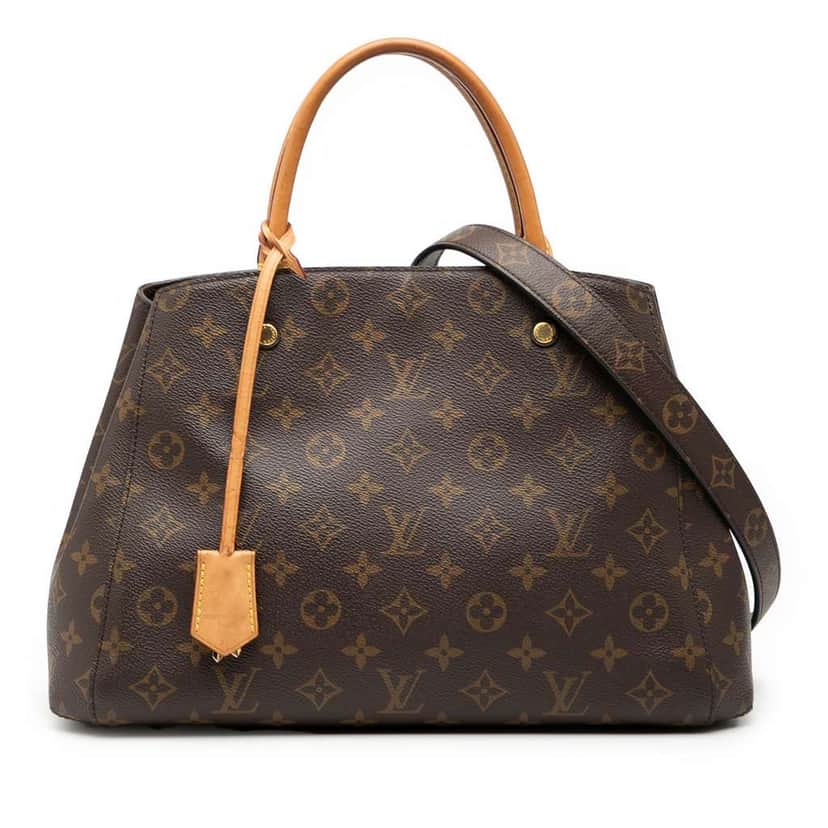 Louis Vuitton Monogram Montaigne MM Brown Good condition - Front View
