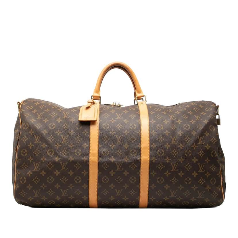 Louis Vuitton Monogram Keepall Bandouliere 60 Brown Very good condition - Front View