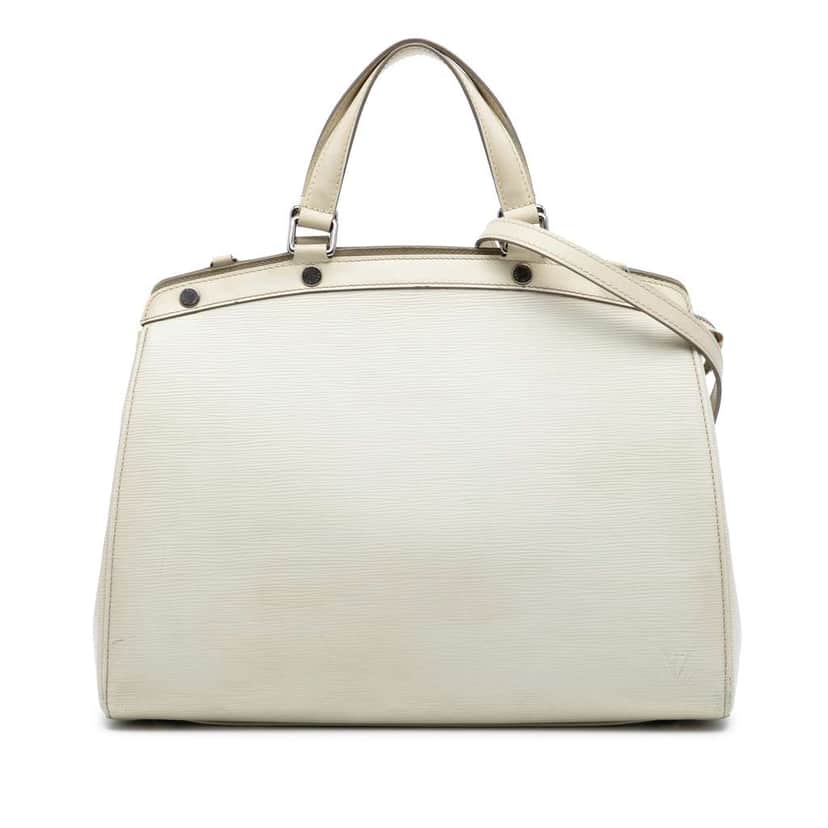 Louis Vuitton Epi Brea GM White Leather Very good condition - Front View