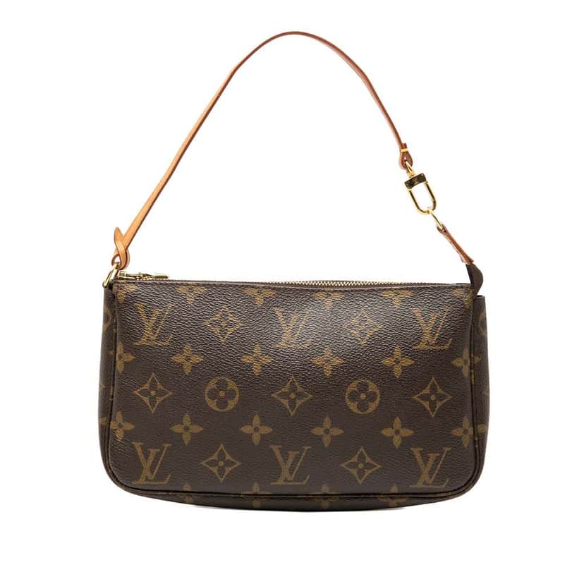 Louis Vuitton Monogram Pochette Accessoires Brown Very good condition - Front View