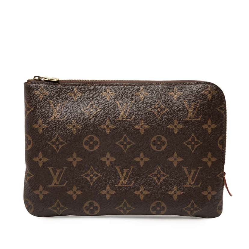 Louis Vuitton Monogram Etui Voyageur PM Brown Very good condition - Front View