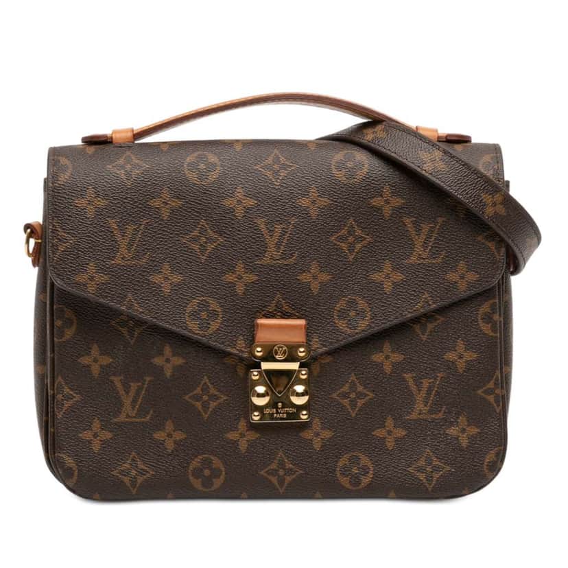 Louis Vuitton Monogram Pochette Metis Brown Very good condition - Front View