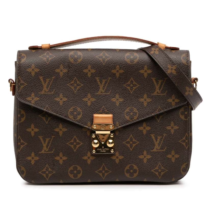 Louis Vuitton Monogram Pochette Metis Brown Very good condition - Front View