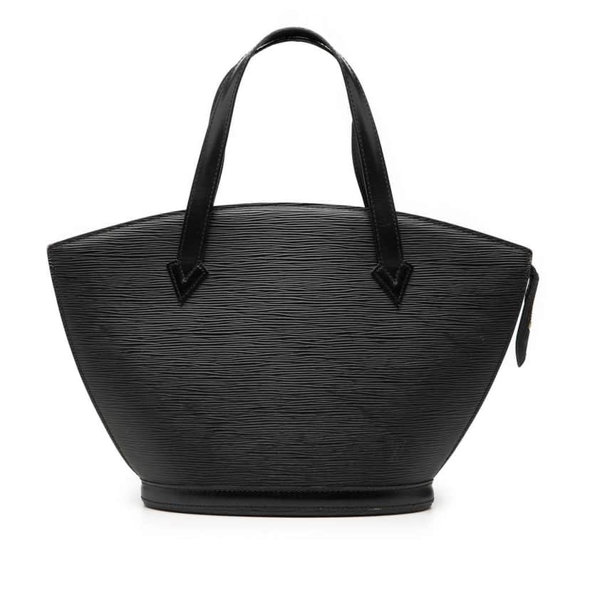 Louis Vuitton Epi Saint Jacques PM Short Strap Black Leather Very good condition - Front View