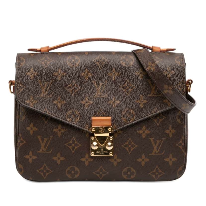 Louis Vuitton Monogram Pochette Metis Brown Very good condition - Front View