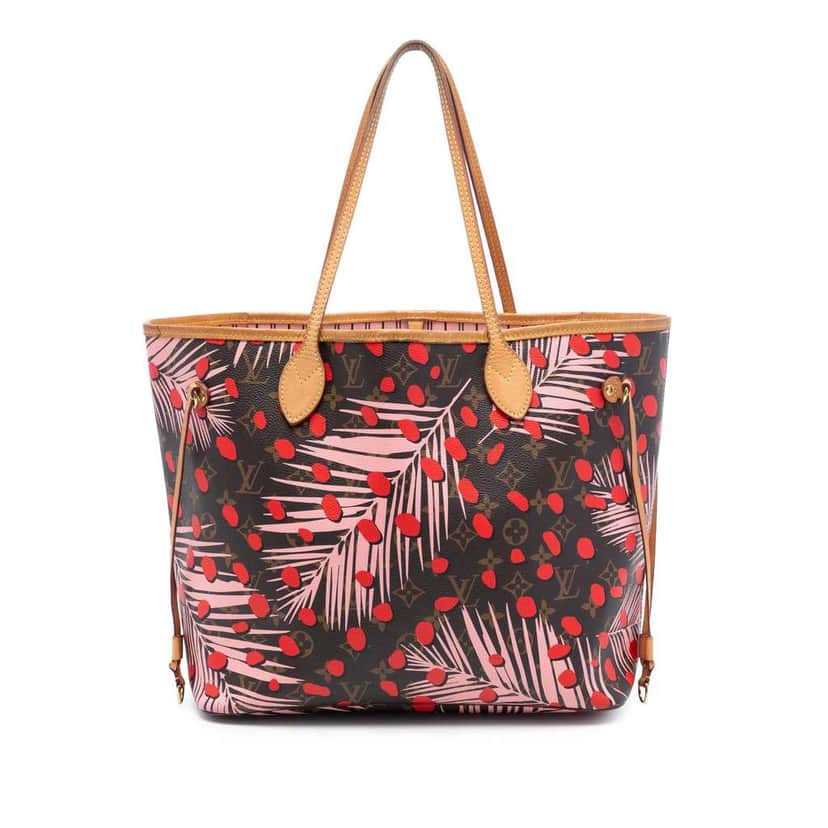 Louis Vuitton Monogram Jungle Dots Neverfull MM Brown Very good condition - Front View