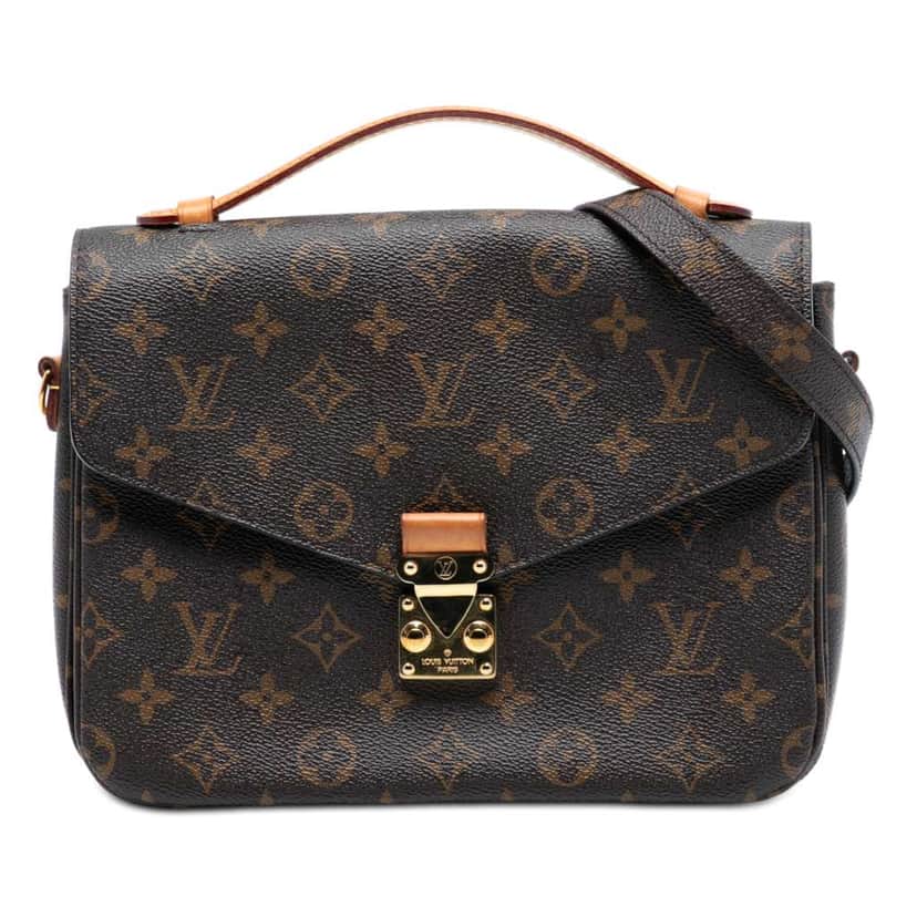 Louis Vuitton Monogram Pochette Metis Brown Very good condition - Front View
