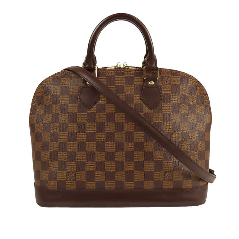 Louis Vuitton Damier Ebene Alma PM Brown Very good condition - Front View