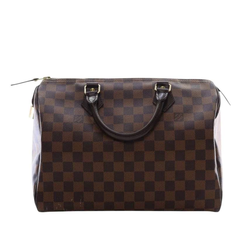 Louis Vuitton Damier Ebene Speedy 30 Brown Very good condition - Front View