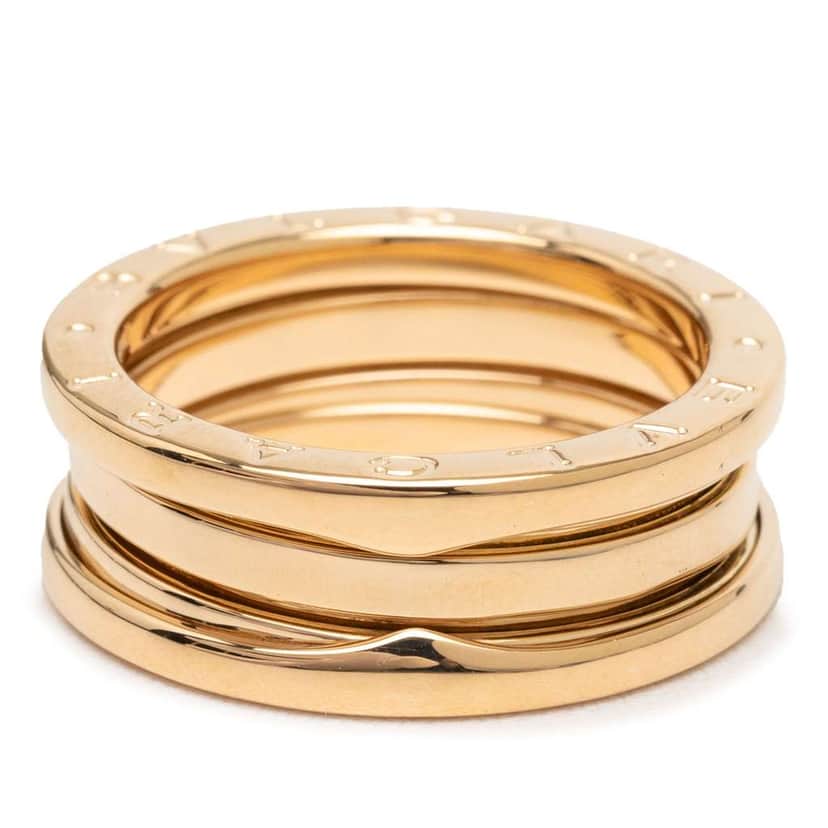 Bvlgari 18K Yellow Gold B.Zero1 Three Band Ring Gold Gold Good condition - Front View