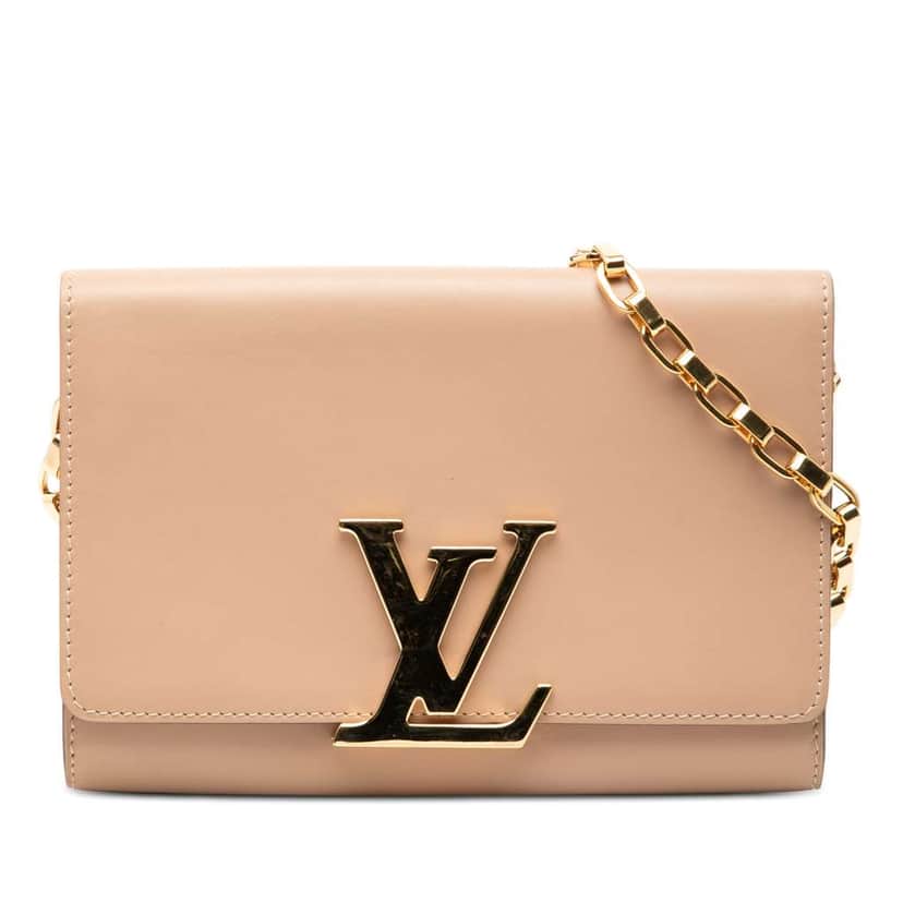 Louis Vuitton Louise Chain GM Brown Leather Very good condition - Front View