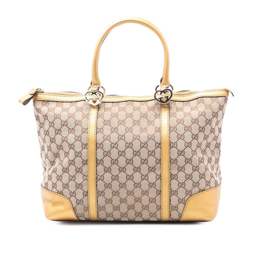 Gucci GG Canvas Lovely Tote Brown Canvas Very good condition - Front View