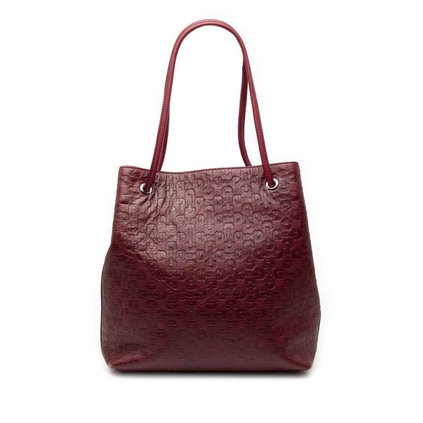 Gucci Horsebit Leather Gifford Tote Red Leather Very good condition - Front View