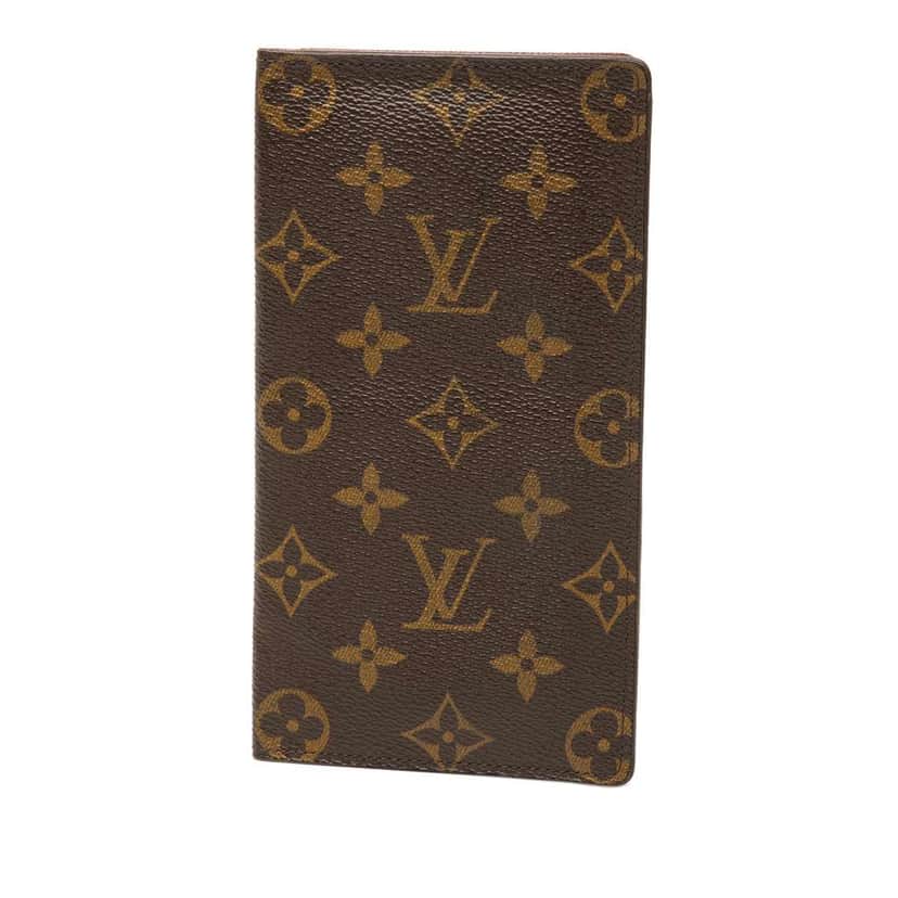 Louis Vuitton Monogram Brazza Long Wallet Brown Very good condition - Front View