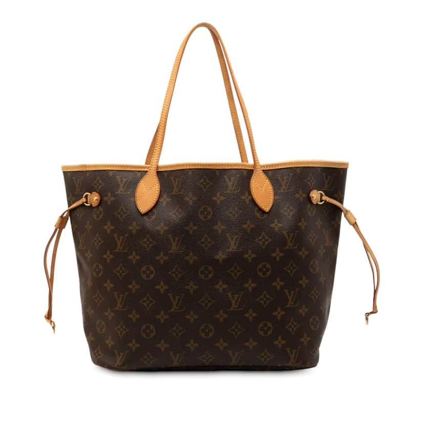 Louis Vuitton Monogram Neverfull MM Brown Very good condition - Front View