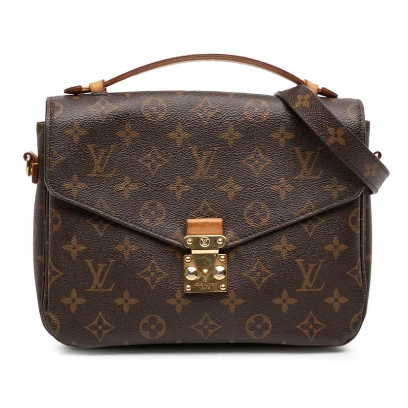 Louis Vuitton Monogram Pochette Metis Brown Very good condition - Front View