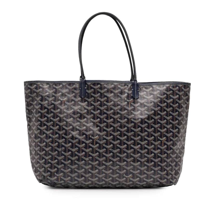 Goyard Goyardine Saint Louis PM Blue Canvas Very good condition - Front View