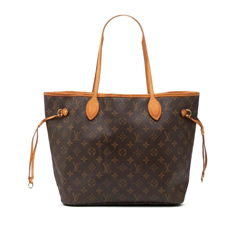 Louis Vuitton Monogram Neverfull MM Brown Very good condition - Front View