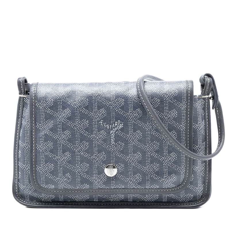 Goyard Goyardine Plumet Pocket Wallet Grey Canvas Very good condition - Front View