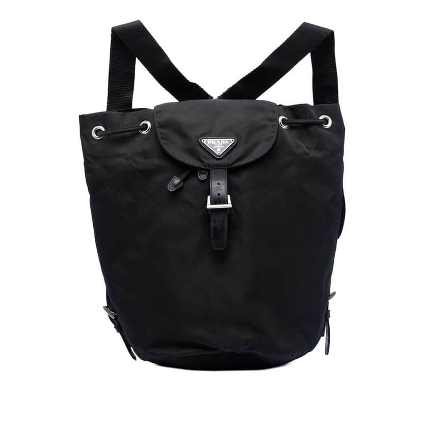 Prada Tessuto Backpack Black Very good condition - Front View