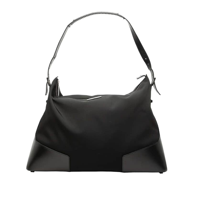 Gucci Nylon Shoulder Bag Black Very good condition - Front View