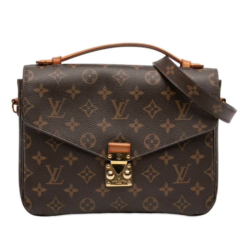 Louis Vuitton Monogram Pochette Metis Brown Very good condition - Front View
