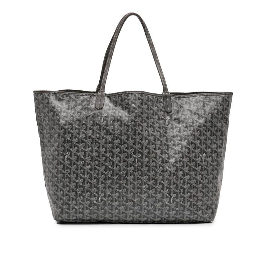 Goyard Goyardine Saint Louis GM Grey Canvas Very good condition - Front View