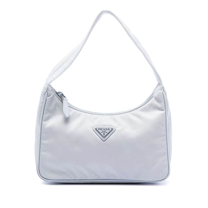 Prada Mini Tessuto Re Edition 2000 Shoulder Bag Blue Very good condition - Front View