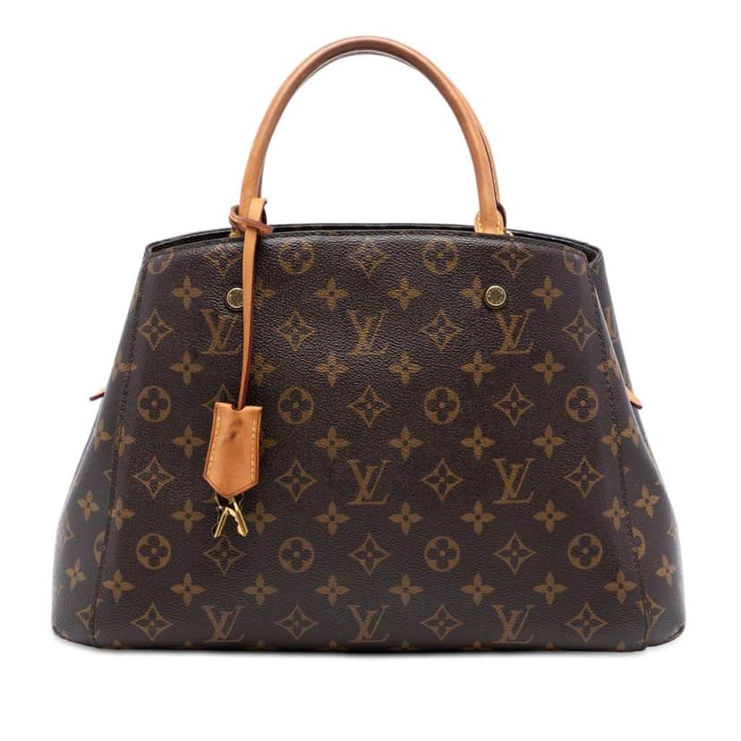 Louis Vuitton Monogram Montaigne MM Brown Very good condition - Front View
