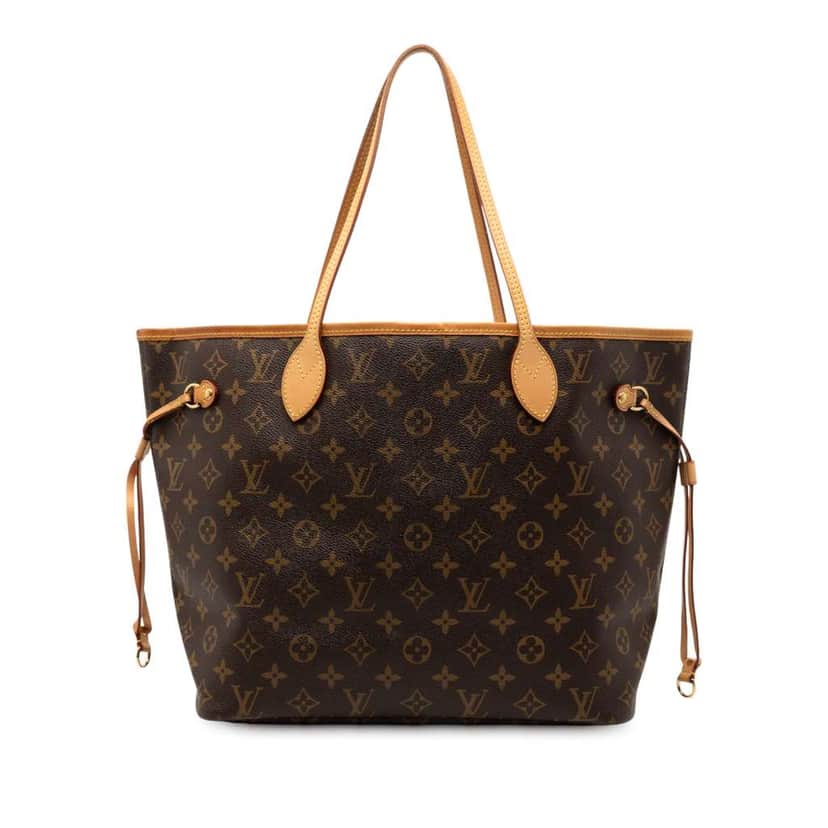Louis Vuitton Monogram Neverfull MM Brown Very good condition - Front View