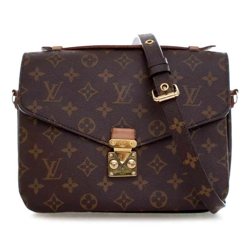 Louis Vuitton Monogram Pochette Metis Brown Very good condition - Front View