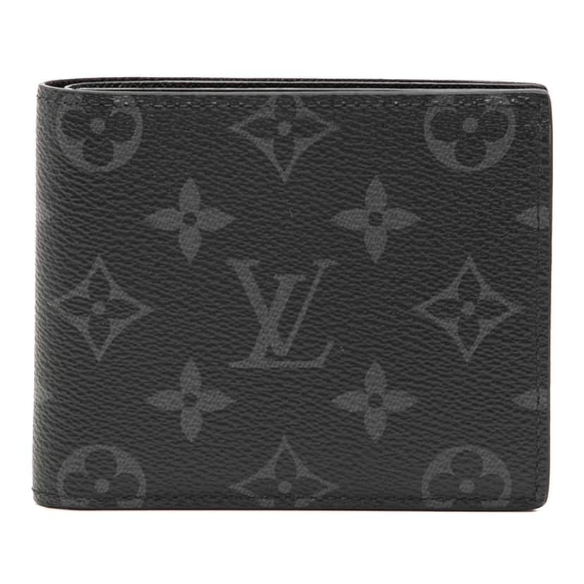 Louis Vuitton Monogram Eclipse Marco Wallet Black Very good condition - Front View