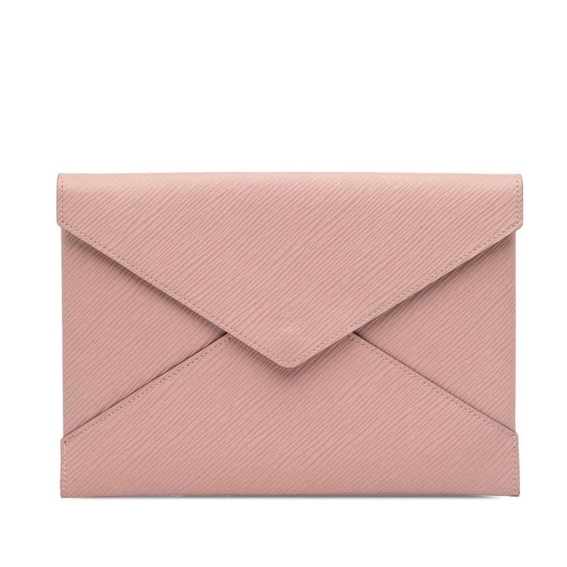 Louis Vuitton Epi Pochette Kirigami Set Pink Leather Good condition - Front View