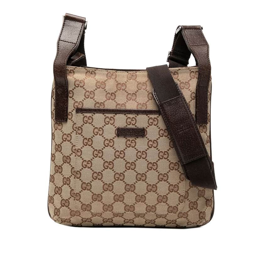 Gucci GG Canvas Crossbody Brown Canvas Good condition - Front View