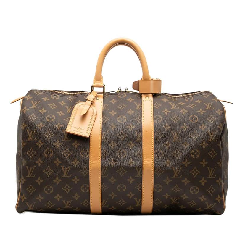 Louis Vuitton Monogram Keepall 45 Brown Good condition - Front View